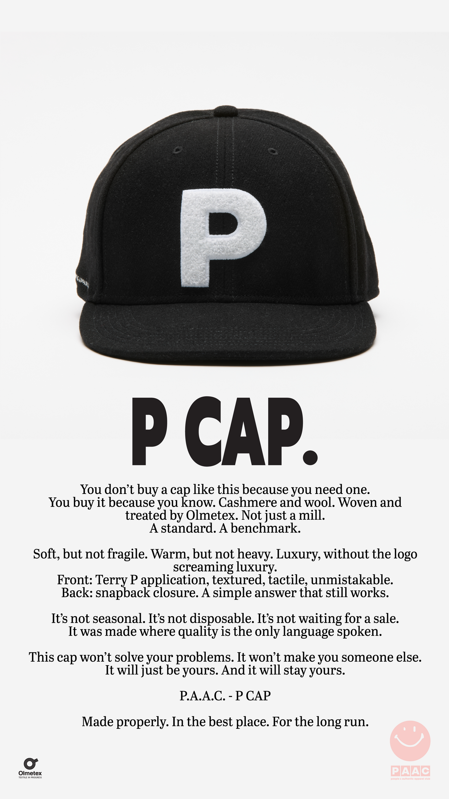 002-01 OLMETEX P CAP