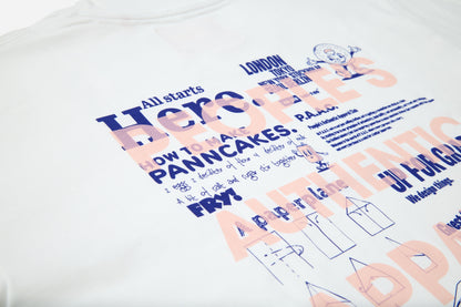 JUST A WHITE BAGEL LS TEE