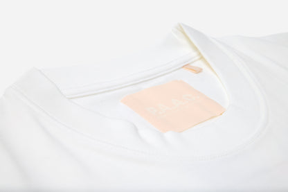 JUST A WHITE BAGEL LS TEE