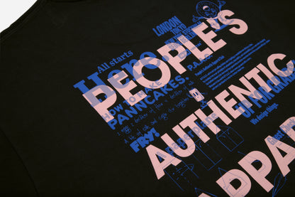 JUST A BLACK BAGEL LS TEE