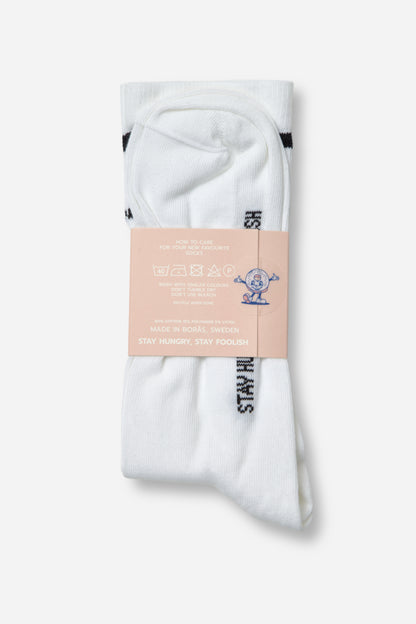 WHITE BASIC P.A.A.C. SOCK