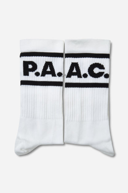 WHITE BASIC P.A.A.C. SOCK