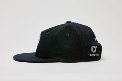 011-001 OLMETEX WOOL P FLAT CAP