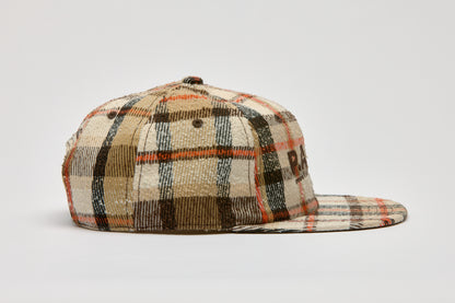 010-001 OLMETEX CHECK FLAT CAP