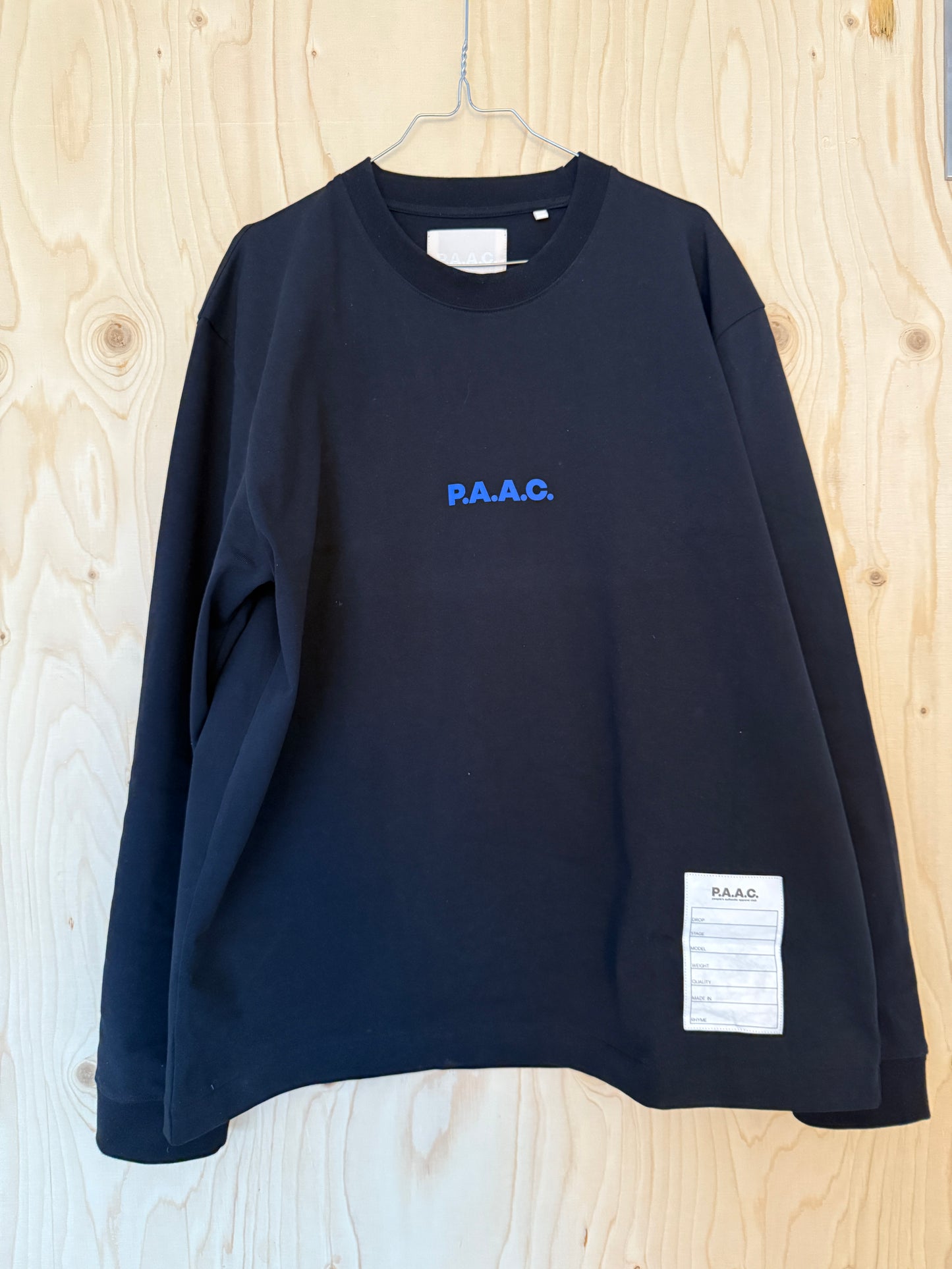 JUST A BLACK BAGEL LS TEE